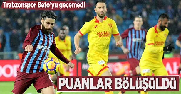 Trabzon'da puanlar bölüşüldü