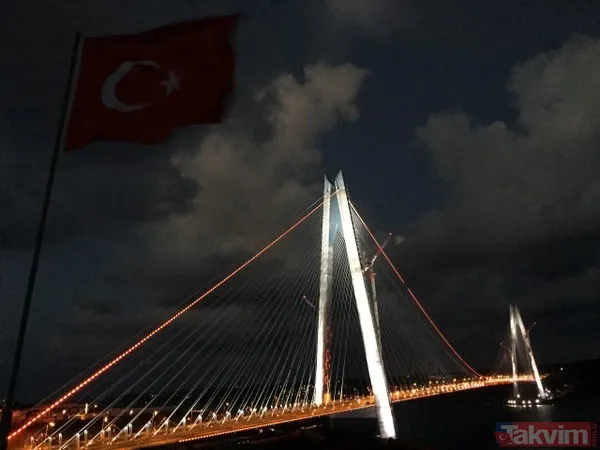 Yavuz Sultan Selim Köprüsü'nde ilk gün trafiği - 23