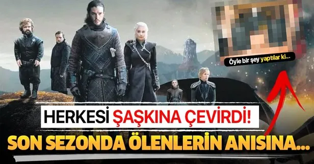 Game of Thrones, final yaptı! Yayıncı kuruluş ölenlerin anısına lokma dağıttı...