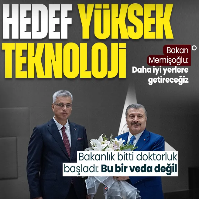 Sağlık Bakanlığı’nda yeni dönem! Kemal Memişoğlu görevi Fahrettin Koca’dan devraldı