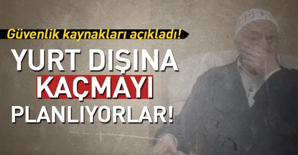 Talimat verdi! Kaçış hız kazandı