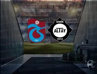 Son dakika: Trabzonspor 2 - Altay 1 MAÇ SONUCU