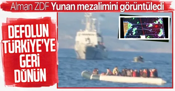 Alman ZDF Yunan mezalimini belgeledi! Mültecilere karşı yasa dışı uygulama: Defolun Türkiye’ye