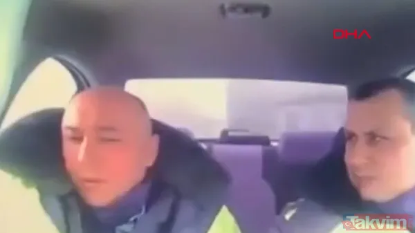 Dehşet anları! TIR devriye gezen polis aracını biçti - 5