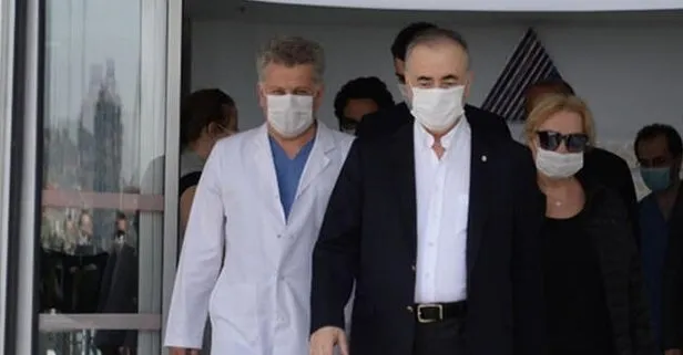 Galatasaray Başkanı Mustafa Cengiz tedavi gördüğü hastaneden taburcu oldu