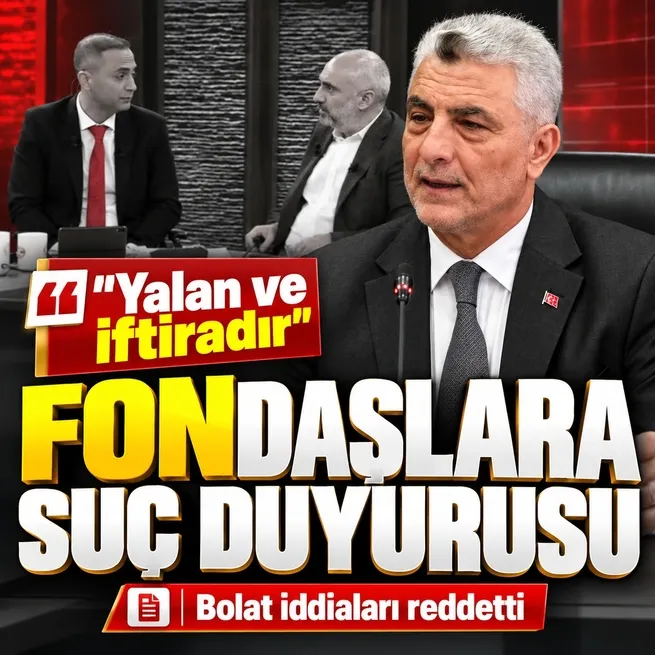 Ticaret Bakanı Ömer Bolat fon iddialarını yalanladı! İsmail Saymaz ve Murat Ağırel hakkında suç duyurusu