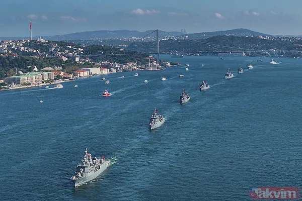 Preveze Deniz Zaferi’nin 486’ncı yıl dönümü: TCG Anadolu ve 15 savaş gemimiz İstanbul Boğazı'ndan geçti - 28
