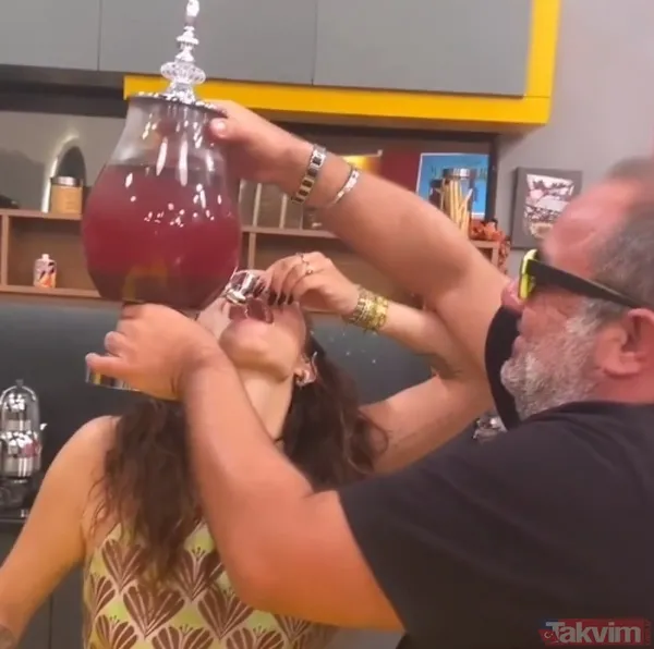 Aslı Bekiroğlu'nun suratında cam sebil patladı - 4