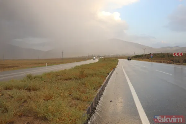 Önce 40 derece sıcaklık sonra fırtına ve yağış! Iğdır’da çatılar uçtu - 1