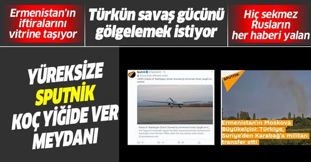 Türkün pençesini yiyen Ermeniler’in kara propagandasını Rus haber ajansı Sputnik yapıyor
