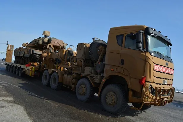 Son dakika haberi: Suriye sınırına tank sevkiyatı yapıldı-2
