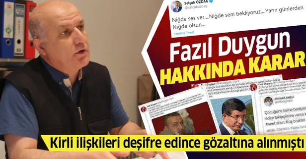 Son dakika: Gazeteci Fazıl Duygun serbest bırakıldı! Gözaltına alınmasına en çok Davutoğlu'nun ekibi sevinmişti