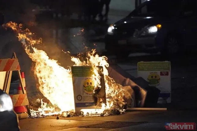 ABD'de bir kez daha karıştı! Polis vatandaşı ezdi! Sokaklar yangın yeri