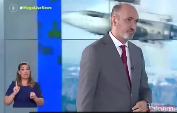 Yunan spikerde KIZILELMA hazımsızlığı! Ekranlarda görünce bakın ne yaptı - 1