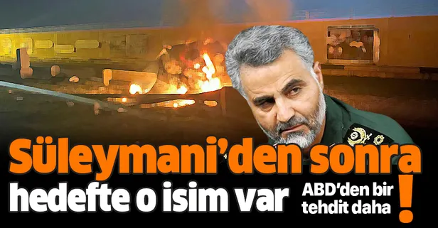 ABD'den İran'a bir tehdit daha! Süleymani'den sonra hedefte Kaani var!