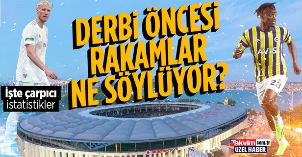Beşiktaş-Fenerbahçe derbisi öncesi rakamlar ne söylüyor? İşte çarpıcı istatistiklerden öne çıkanlar