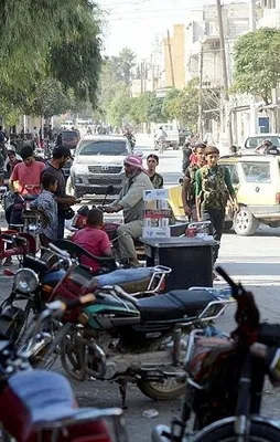 Cerablus sokaklarında sevinç var