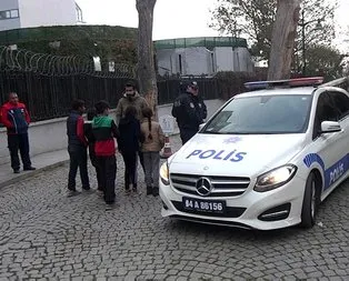 Taksim’de iğrenç olay! Küçük çocuklar hemen polise koştu