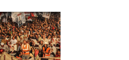 Demokrasi için Mısır halkı sokaklarda