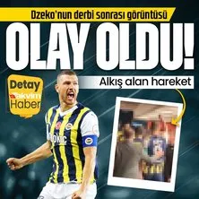 Fenerbahçe’de Edin Dzeko’nun Galatasaray maçı sonrası görüntüsü olay oldu! Alkış alan hareket