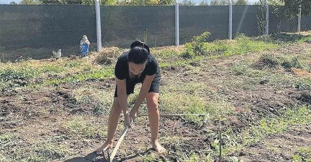 Ünlü oyuncu Filiz Taçbaş çiftçi oldu! Tarlasında zeytin ve limon yetiştiriyor...