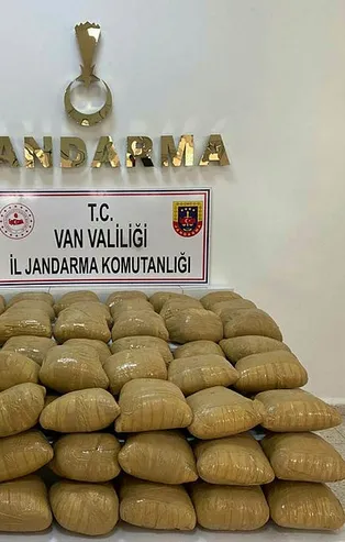 Van'da, arazide 357 kilo esrar ele geçirildi