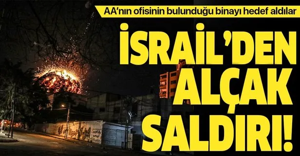 İsrail, Anadolu Ajansı’nın ofisinin bulunduğu binayı vurdu