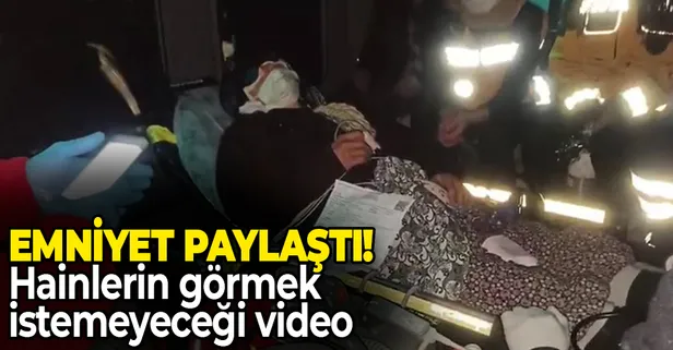 Türk polisi vatandaşın yanında! Kalp krizi geçiren yaşlı kadın helikopterle hastaneye ulaştırıldı