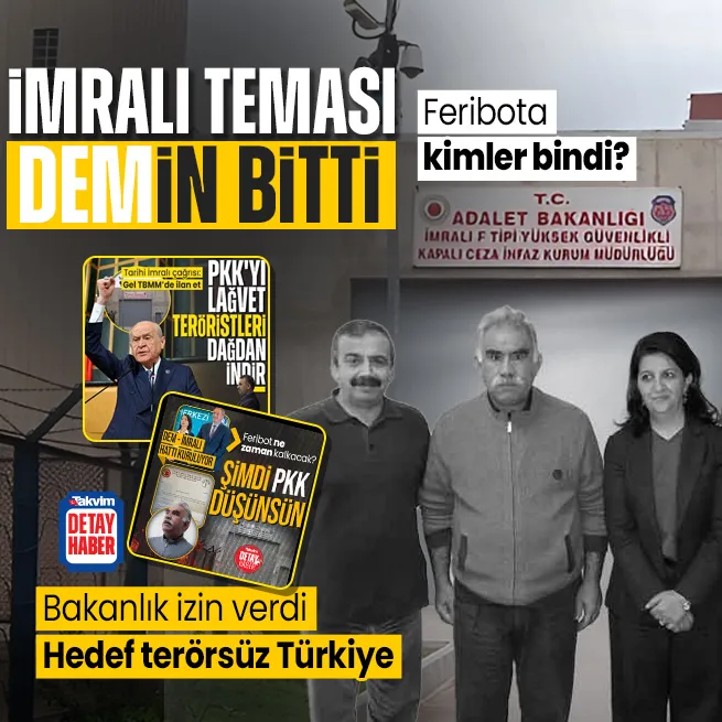 DEM Parti İmralıya gitti! Pervin Buldan ile Sırrı Süreyya Önder PKK elebaşı Öcalan ile görüştü
