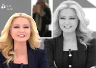 Müge Anlı ayna karşısında boy gösterdi güzelliği dillere destan oldu! Aynada başkasını çekerken ben diyen Mügeye bakın...