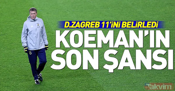 İşte Fenerbahçe'nin Dinamo Zagreb ilk 11'i - 1