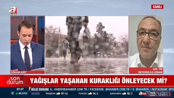 A Haber Canlı Yayınına Katılan Meteoroloji Uzmanı Adil Tek, Türkiye'nin Güncel Hava Durumu Ve Önümüzdeki Süreçte Beklenen Tabloya Dair Önemli Değerlendirmelerde...