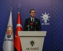 AK Parti Sözcüsü Ömer Çelik’ten önemli açıklamalar