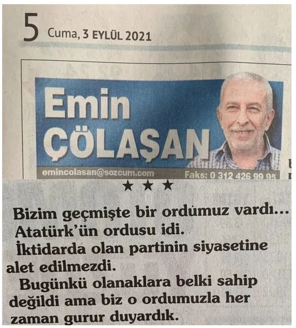 son-dakika-sozcu-gazetesi-yazari-emin-colasan-basortulu-tegmene-hakaret-etti-darbeci-orduya-ozlemini-dillendirdi-1630659005886.jpg SON DAKİKA: Sözcü gazetesi yazarı Emin Çölaşan başörtülü teğmene hakaret etti! Darbeci orduya özlemini dillendirdi-2