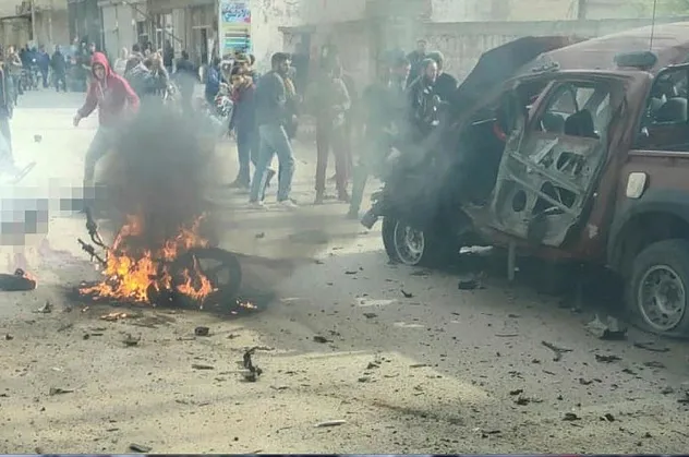 Son dakika: Azez'de bomba yüklü araçla terör saldırısı! Ölü ve yaralılar var