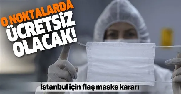 Son dakika: İstanbul’da eczaneler bedava maske dağıtacak