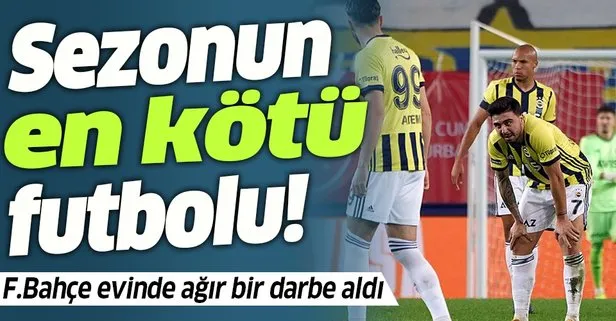 Fenerbahçe evinde Beşiktaş karşısında ağır bir darbe aldı! Büyük yıkım