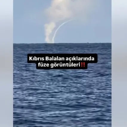 KKTC’de füze paniği dezenformasyon çıktı: Atışlar uluslararası sularda