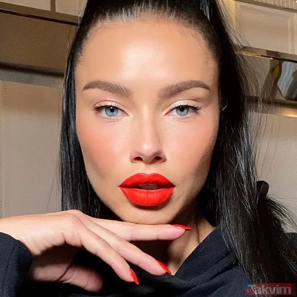 Adriana Lima'nın son haline bakın! Karnı belirginleşti transparan elbisesiyle sosyal medyayı salladı: 'Hamilelik yakışmış' - 3