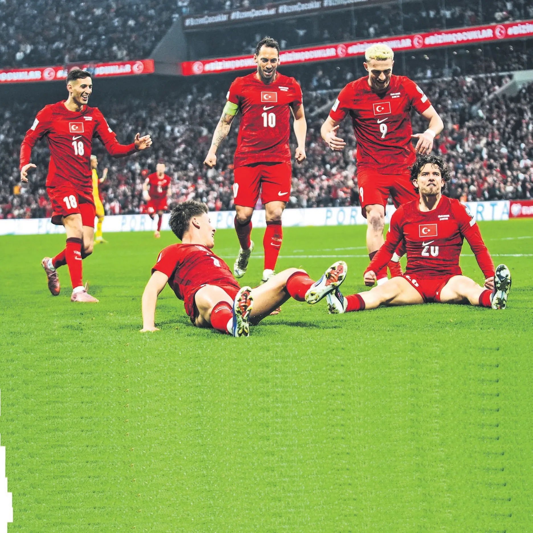 Vurduğunuz gol olsun dünyalar bizim olsun