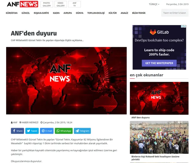 CHP’li Gürsel Tekin’den geri adım: Bilgim olmadan yayınlandı