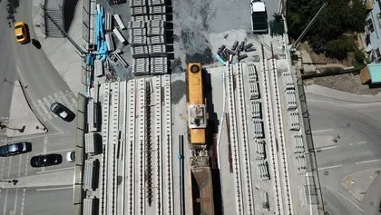 Halkalı-Gebze Banliyö Hattı’nda test treni raylarda