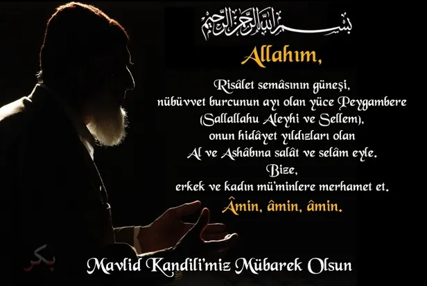Kandil mesajları: 2018 Resimli ve kısa Mevlid Kandili mesajları! Mevlid Kandiliniz mübarek olsun-3