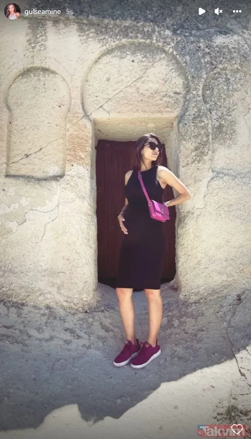 5,5 aylık hamile olan Amine Gülşe’den karnı burnunda poz! Mesut Özil’in biricik eşinin son haline bakın! İkinci bebeği için... - 8