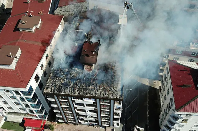 Esenyurt'ta korkutan yangın