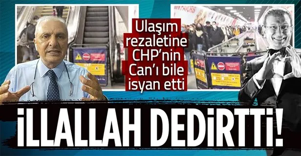 Son dakika: CHP’li Ekrem İmamoğlu yönetiminin ulaşım faciasına yandaş Can Ataklı bile dayanamadı: İllallah dedirtiyor!