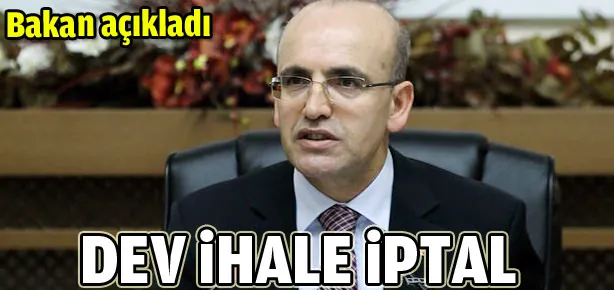 Dev ihale iptal