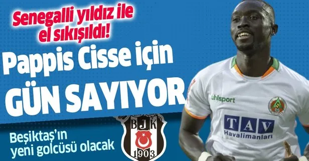 Kara Kartal Senegalli golcü ile el sıkıştı! Beşiktaş Cisse için gün sayıyor