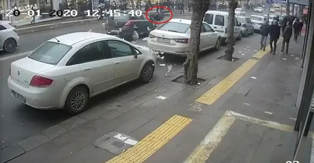 Cezadan kurtulayım derken elindeki paralar yola saçıldı! Yer: Ankara