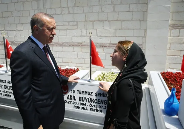 Devletin tepesi 15 Temmuz şehitliğinde-3